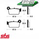 Plaquettes de frein avant ou arrière SBS TM 250-300 EN-MX 