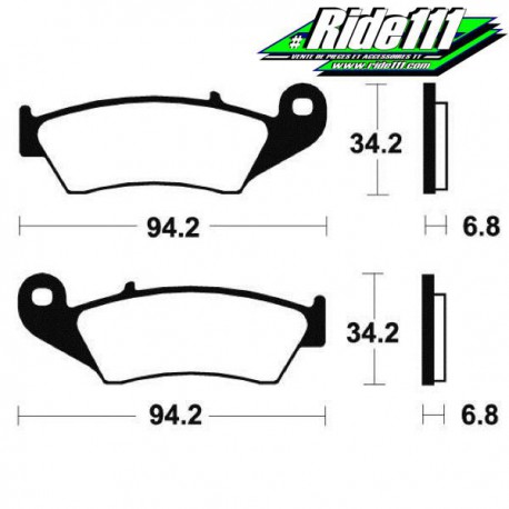 Plaquettes de frein avant SBS  SUZUKI DR 650 SE 