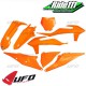 Kit plastiques UFO Orange Fluo KTM 250 SX  