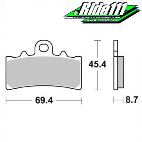 Plaquettes de frein TECNIUM avant KTM 390 ADVENTURE à
+ 2
