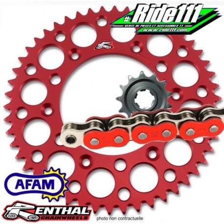 Kit Chaine Alu Factory Rouge BETA 430 RR   