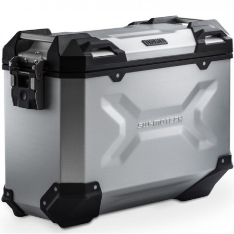 Valise latérale SW-MOTECH TRAX ADV argent Volume des valises:37 litres Roulementd de moyeu Droite Gauche:Droite