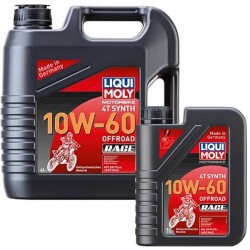 Huile moteur 4T LIQUI MOLY moto Offroad RACE 10W60 100% synthéthique  