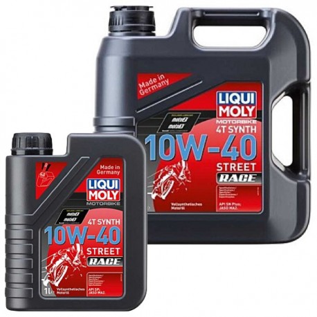 Huile moteur 4T LIQUI MOLY moto Road RACE 10W40 100% synthéthique  