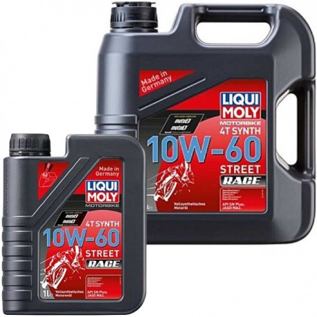 Huile moteur 4T LIQUI MOLY moto Road RACE 10W60 100% synthéthique  