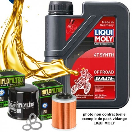 Pack vidange LIQUI MOLY GAS-GAS 250 et 300 EC-F  