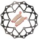 Kit disque de frein avant + plaquettes DELTA Braking YAMAHA WR-F 450 Année:2020 à 2023