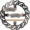 Kit disque de frein avant + plaquettes DELTA Braking KAWASAKI KLX-R 300 Année:1997 à 2007