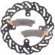 Kit disque de frein avant + plaquettes DELTA Braking HONDA XR 600 et 650 Année:1988 à 1990